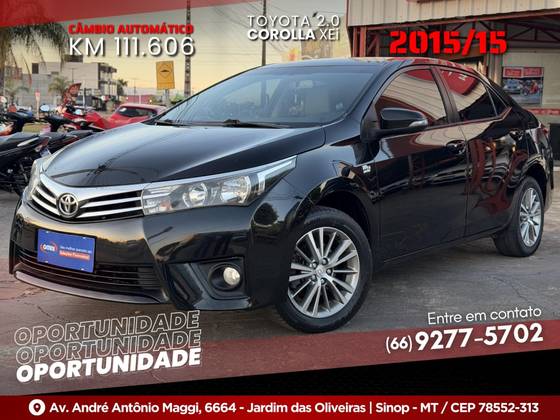 TOYOTA COROLLA 2.0 XEI 16V FLEX 4P AUTOMÁTICO TOYOTA COROLLA 2.0 XEI 16V FLEX 4P AUTOMÁTICO